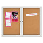 Quartet Enclosed Bulletin Board for Indoor Use - 2364