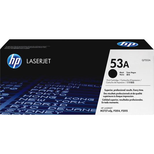HP 53A (Q7553A) Original Toner Cartridge - Single Pack - Black