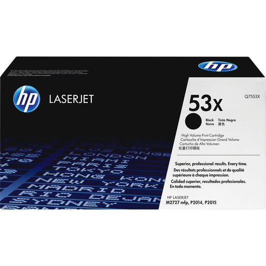 HP 53X (Q7553X) Original Toner Cartridge - Single Pack - Black