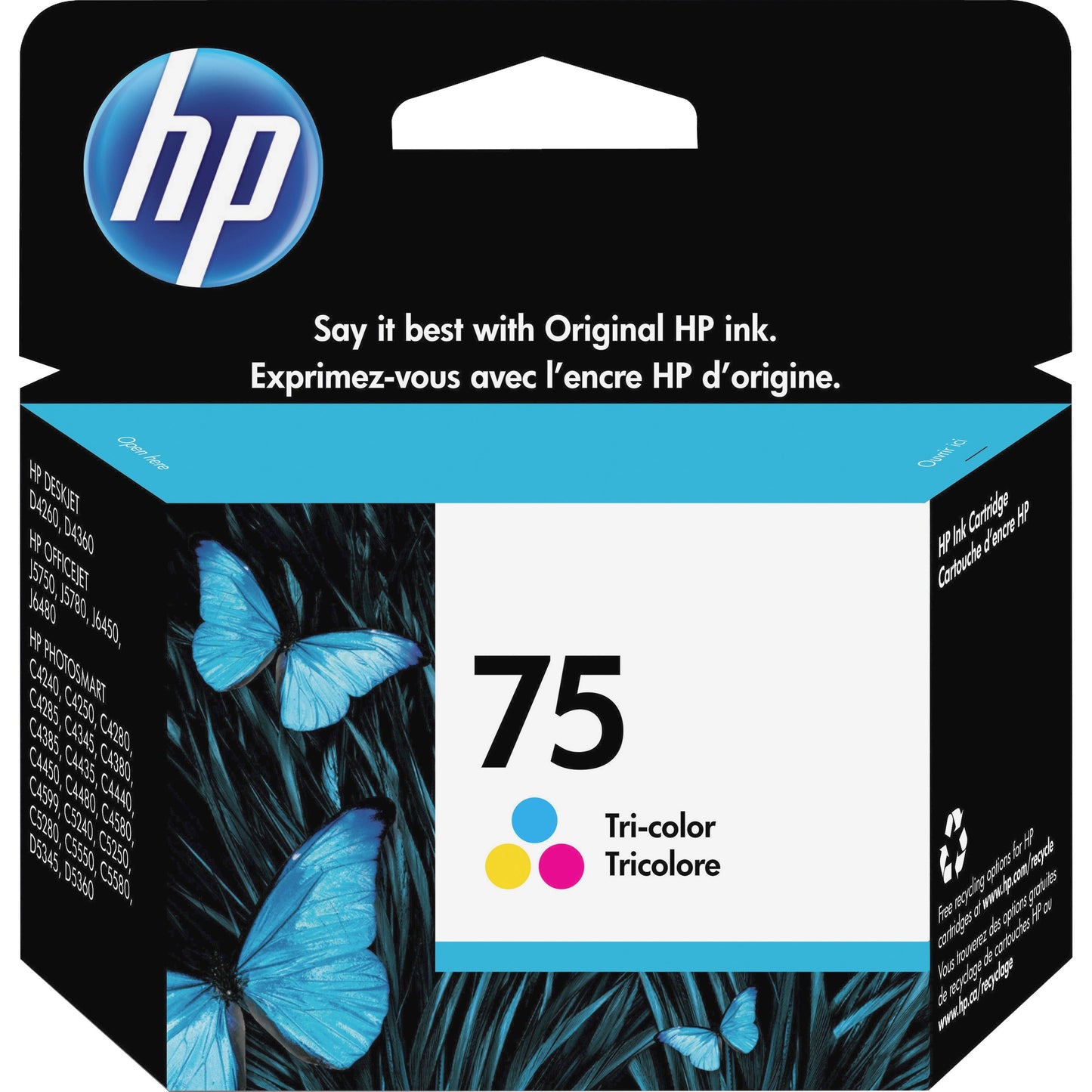 HP 75 Original Ink Cartridge - Single Pack