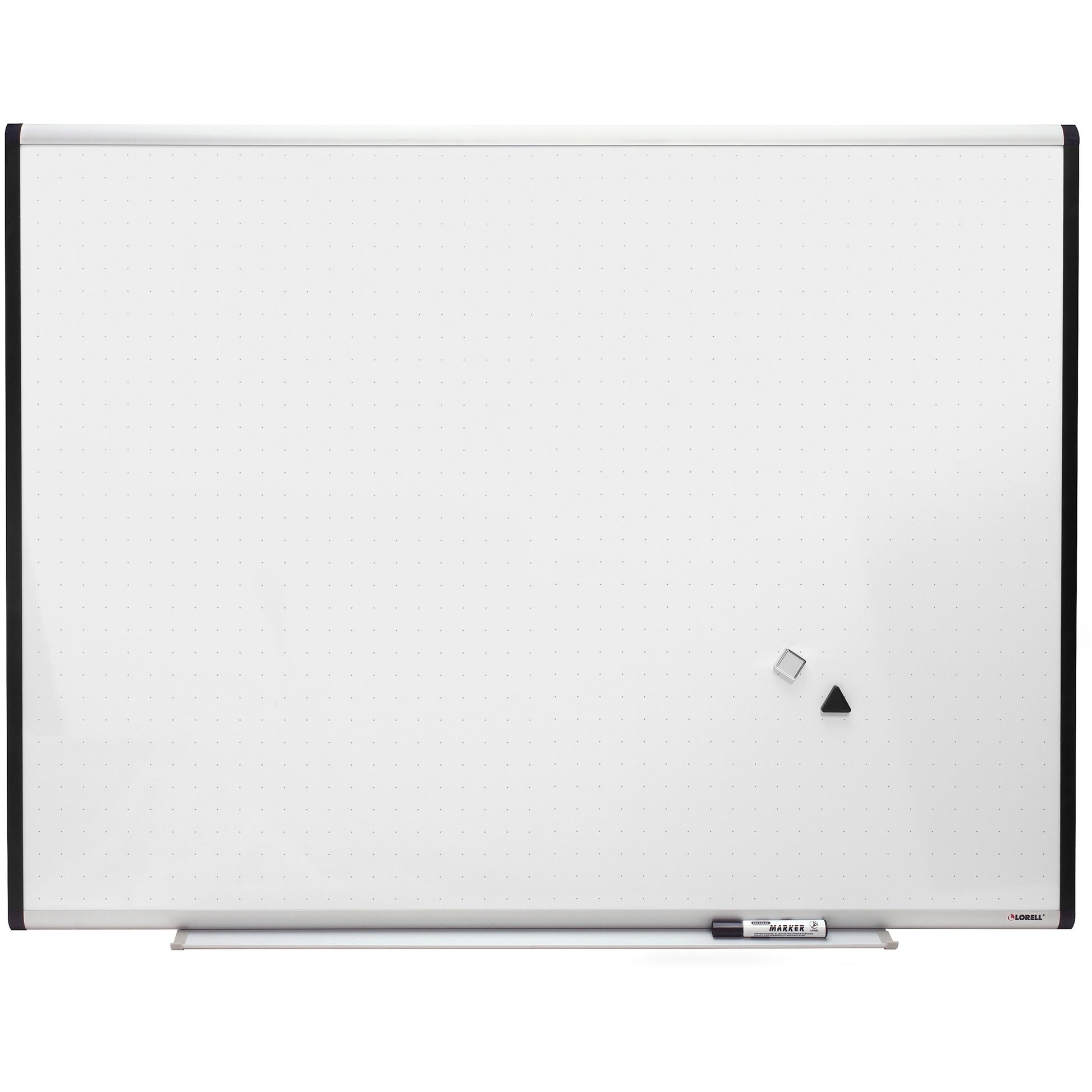 Lorell Magnetic Dry-erase Grid Lines Marker Board