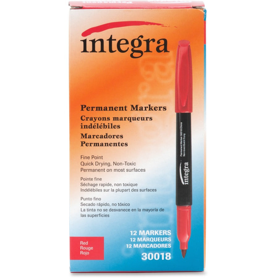 MARKER,PERM,FINE,RED