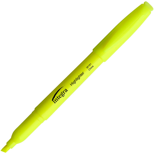 Integra Pen Style Fluorescent Highlighters