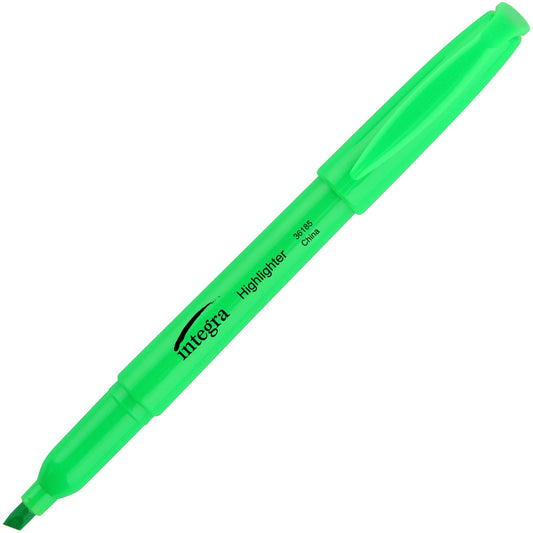 Integra Pen Style Fluorescent Highlighters