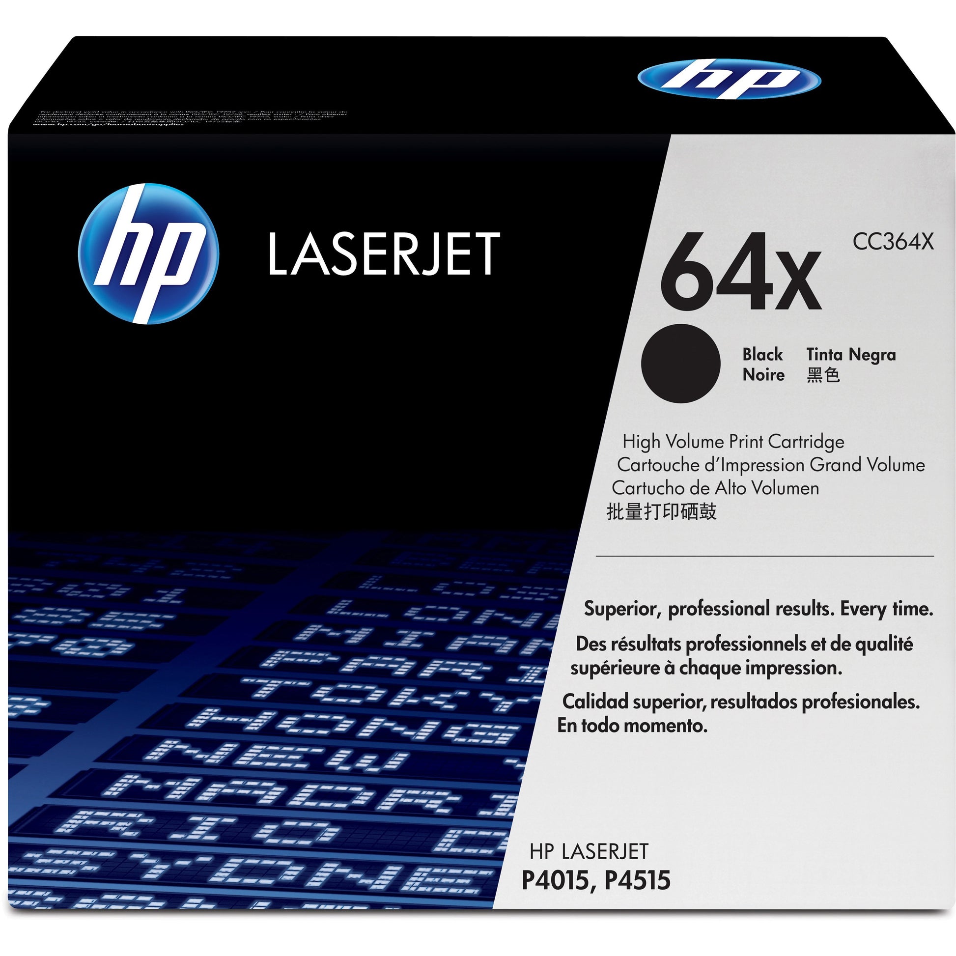 HP 64X (CC364X) Original Toner Cartridge - Single Pack - Black