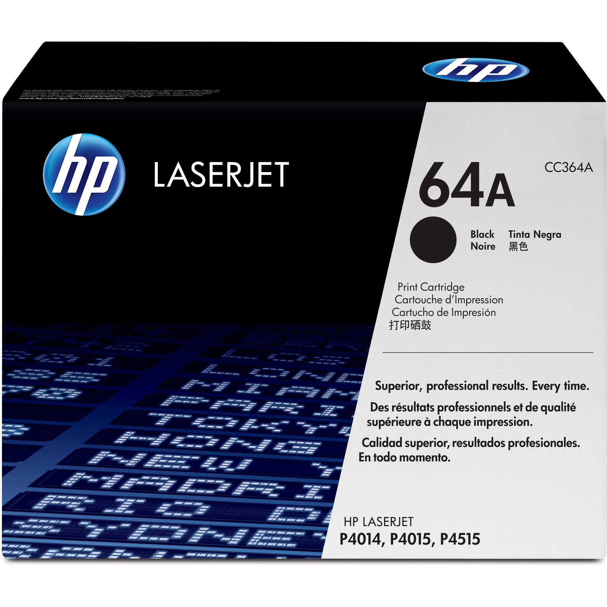 HP 64A (CC364A) Original Toner Cartridge - Single Pack - Black