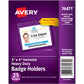 Avery&reg; Heavy-Duty Secure Top Clear Badge Holders