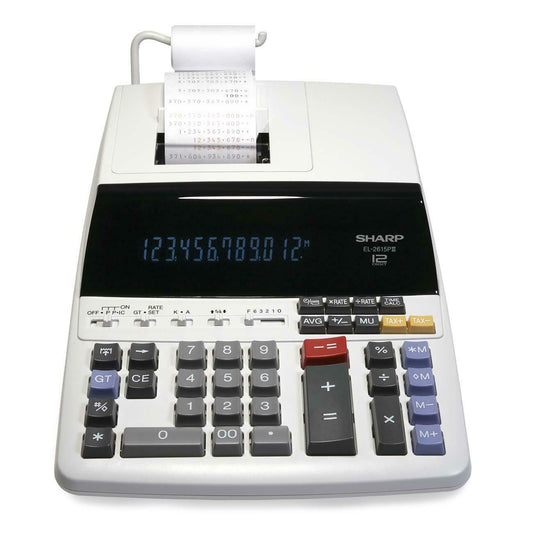 Sharp Calculators EL2615PIII Heavy-Duty Printing Calculator