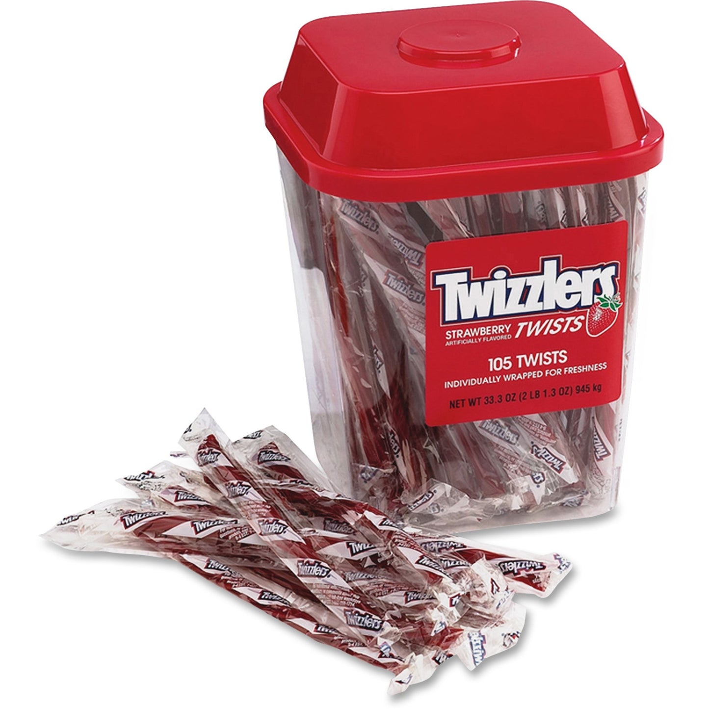 Twizzlers Hershey Co. Strawberry Candy Twists