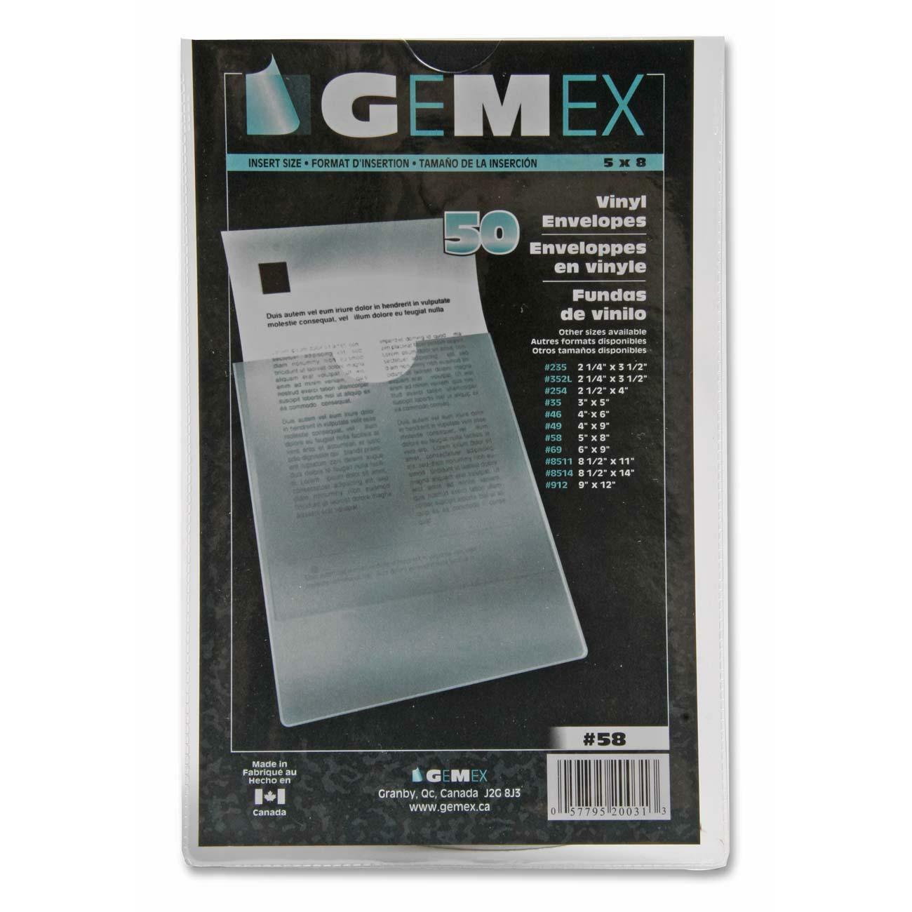 Gemex Vinyl File Pocket