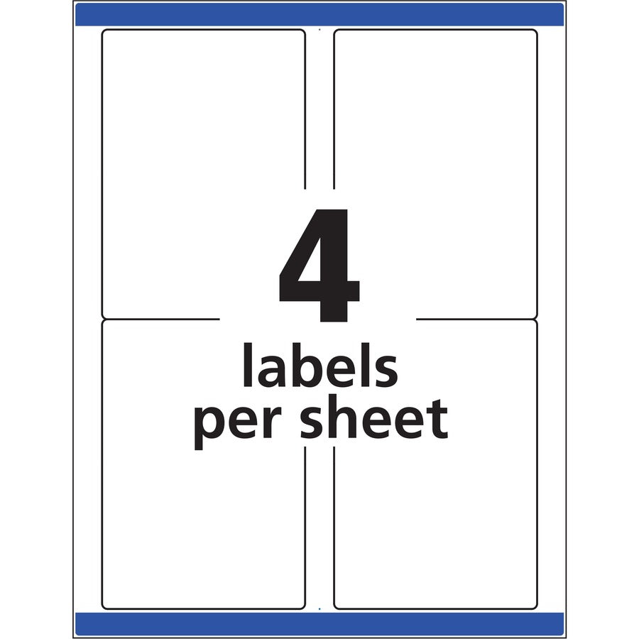 LASER LABEL 5x3.5 WHITE *4C/BX