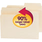 Smead SuperTab 1/2 Tab Cut Letter Recycled Top Tab File Folder - 10106