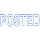 S-PRINTY STAMP LRG*POSTED(BL)