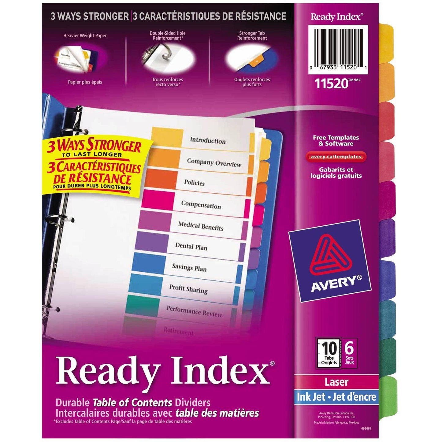 Avery&reg; Ready Index Unprinted Tab