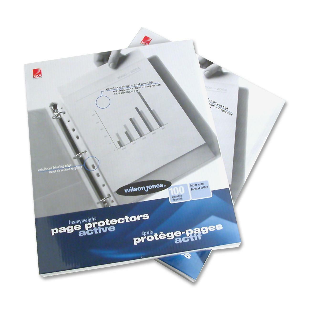 Wilson Jones Heavyweight Multi Punched Page Protector