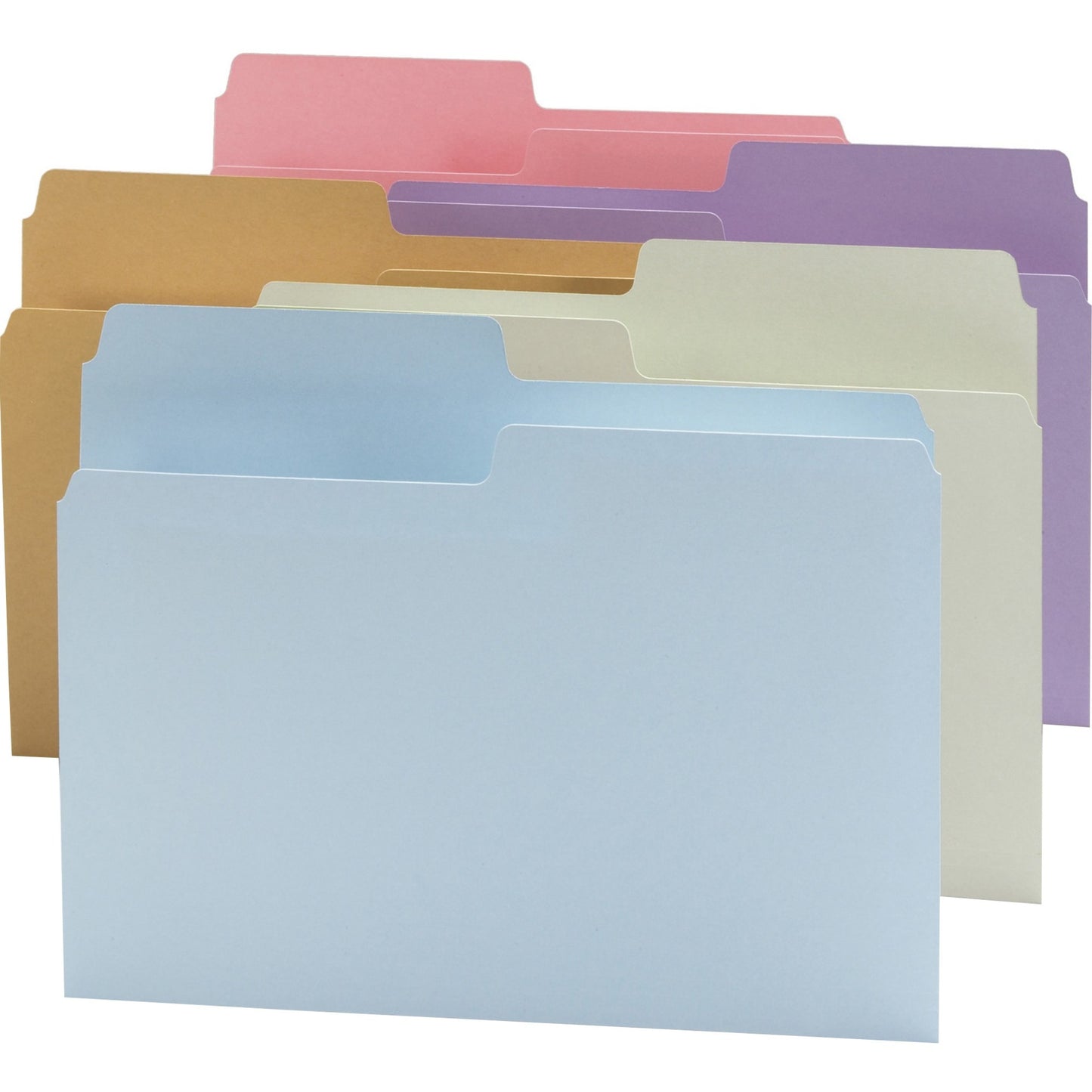 Smead SuperTab 1/2 Tab Cut Letter Recycled Top Tab File Folder