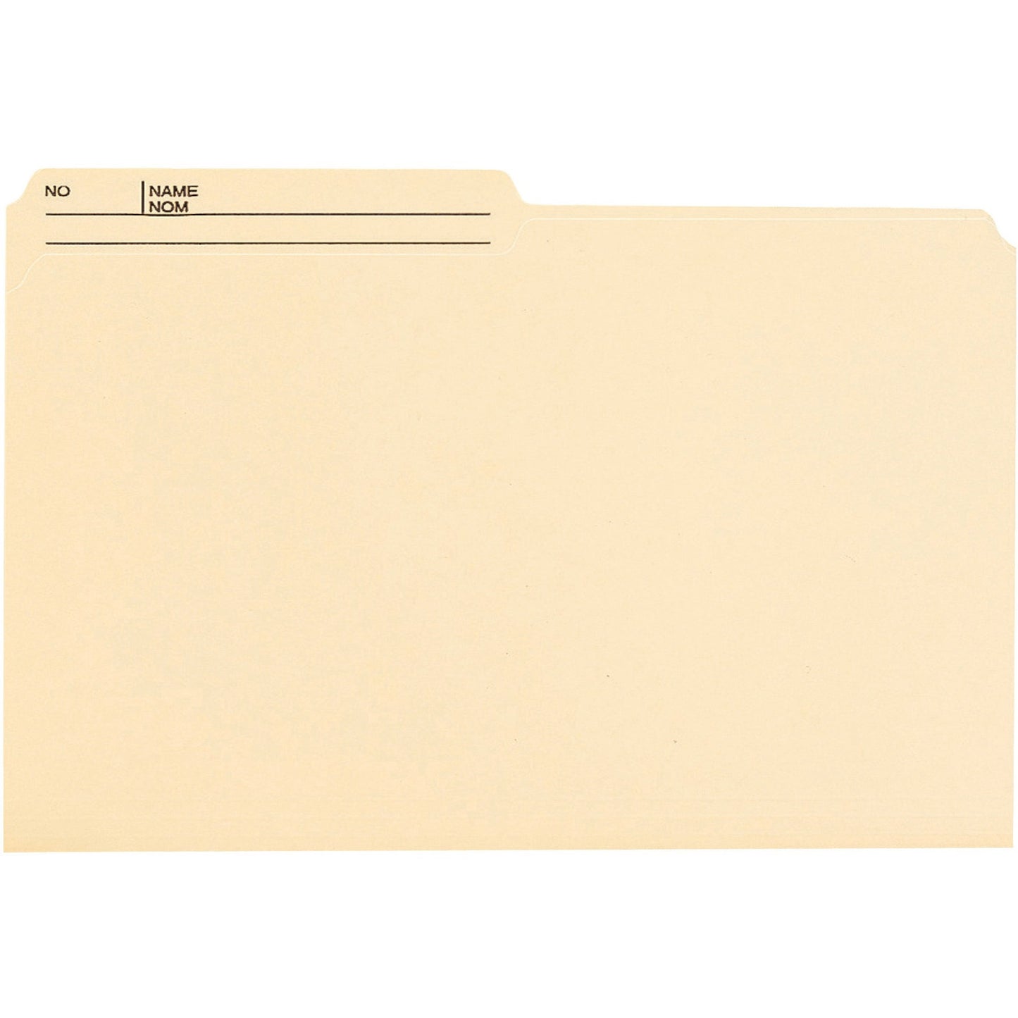 Smead 1/2 Tab Cut Legal Recycled Top Tab File Folder