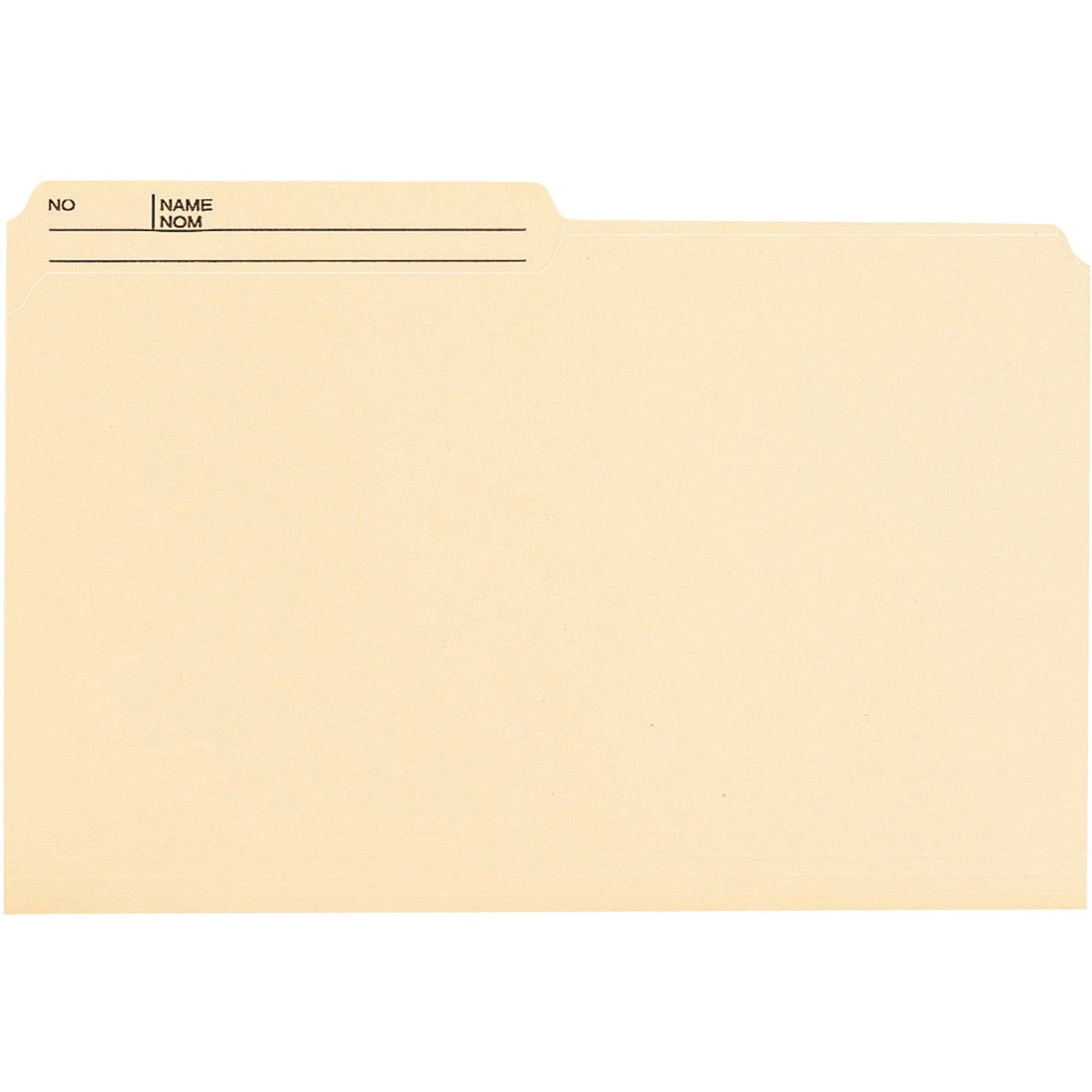 Smead 1/2 Tab Cut Legal Recycled Top Tab File Folder