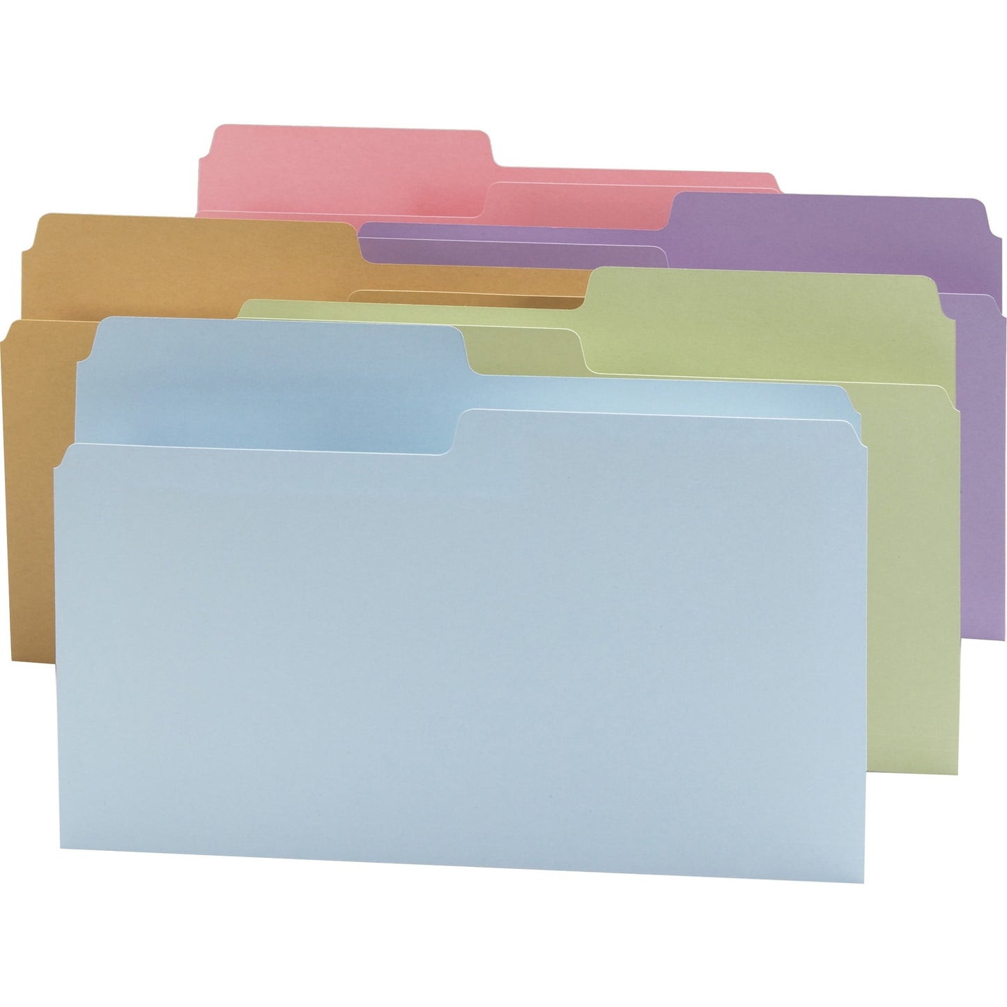 Smead SuperTab 1/2 Tab Cut Legal Recycled Top Tab File Folder