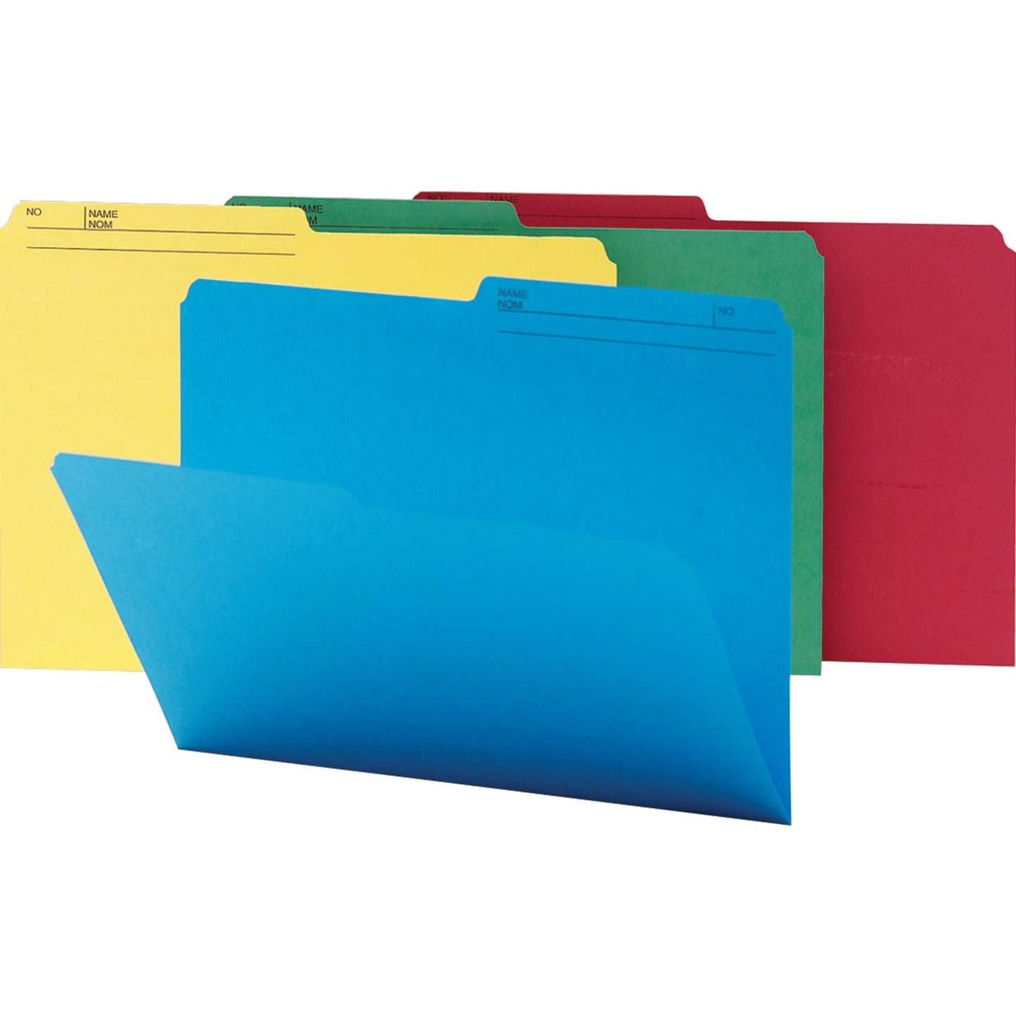 Smead Colored 1/2 Tab Cut Legal Recycled Top Tab File Folder