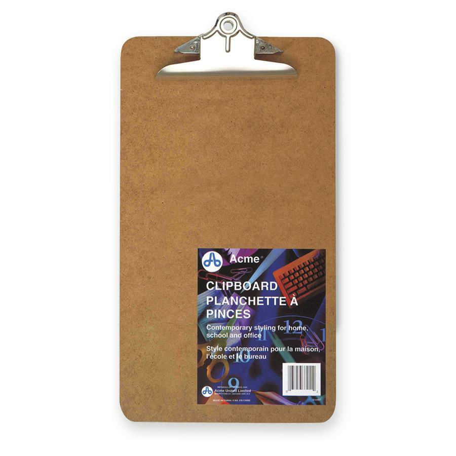Acme United Deluxe Masonite Clipboard With Hinges