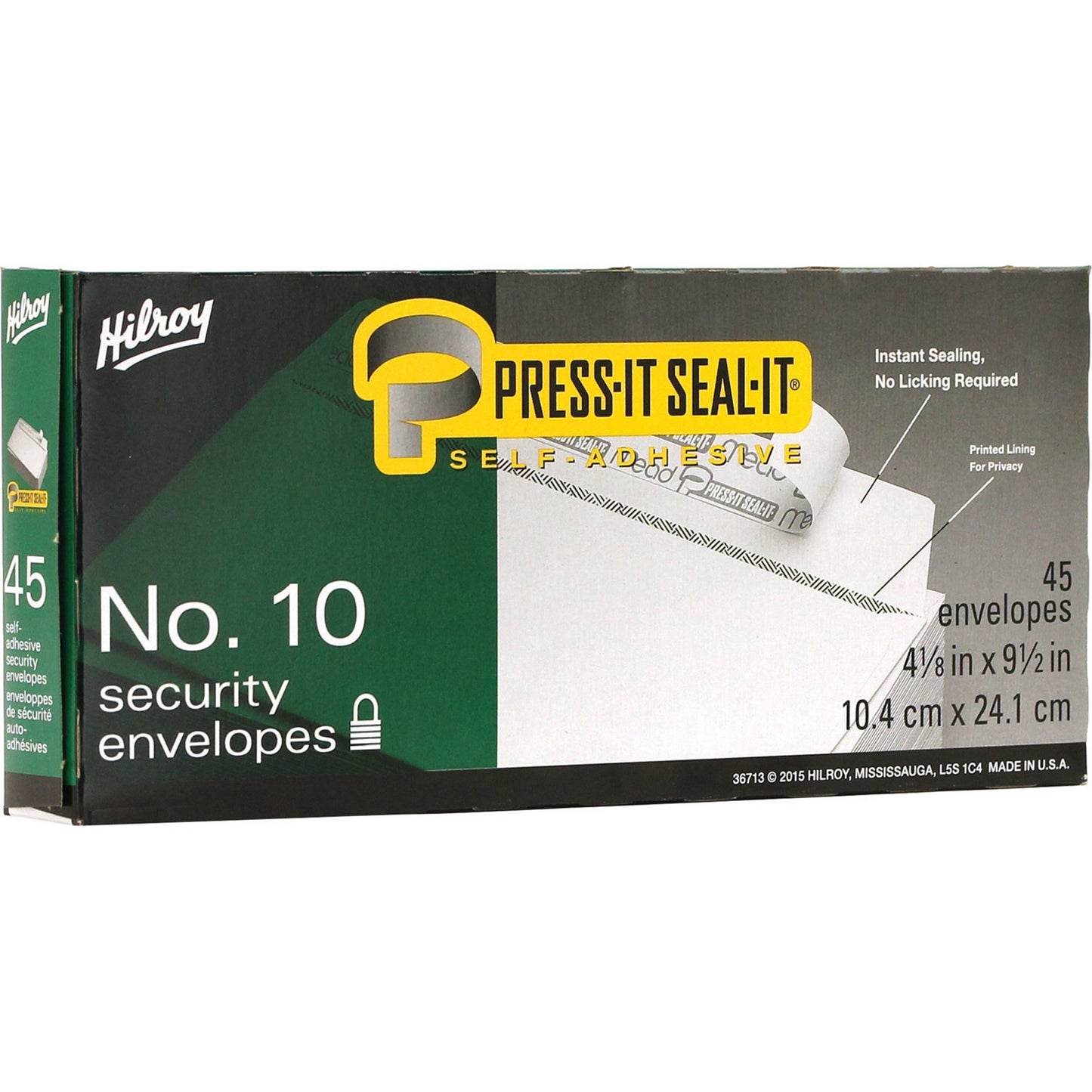 Hilroy Press-It Seal-It Self Adhesive Envelope