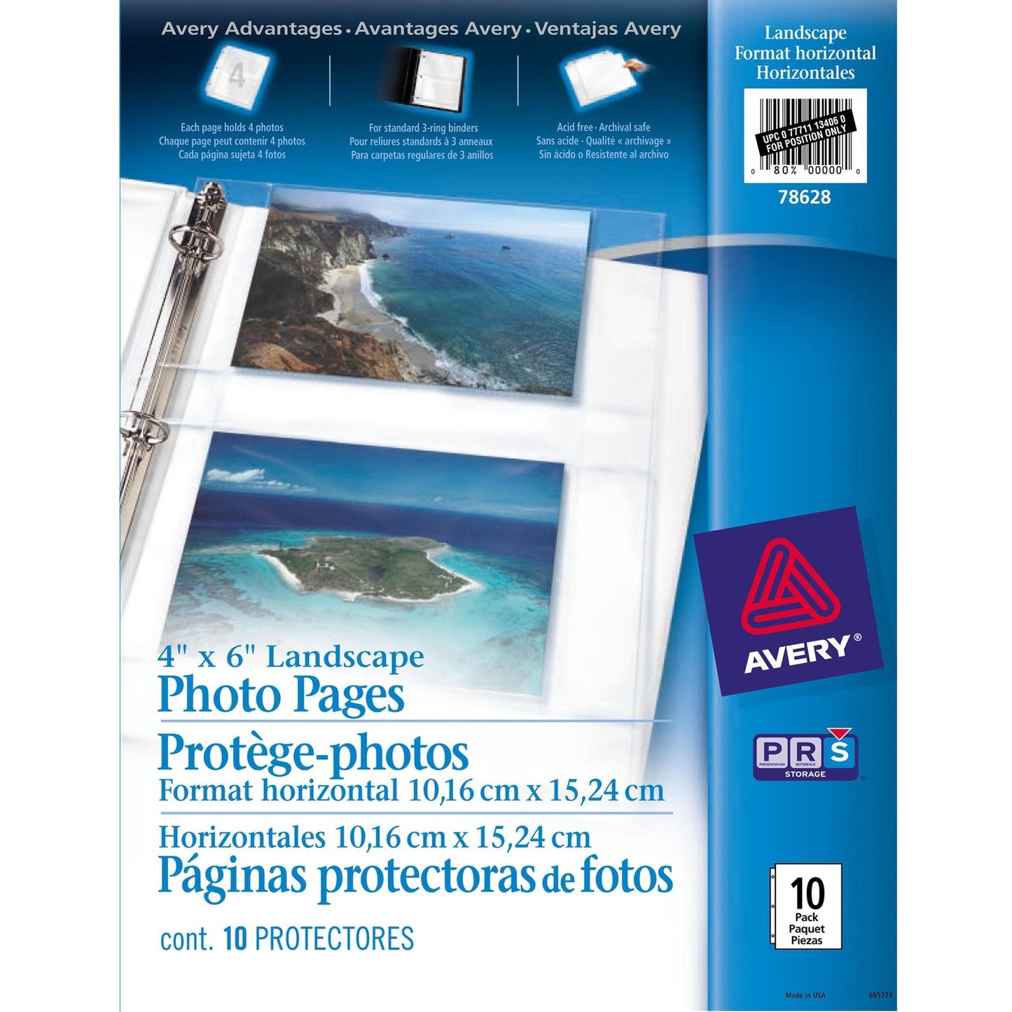 Avery&reg; Horizontal Photo Page