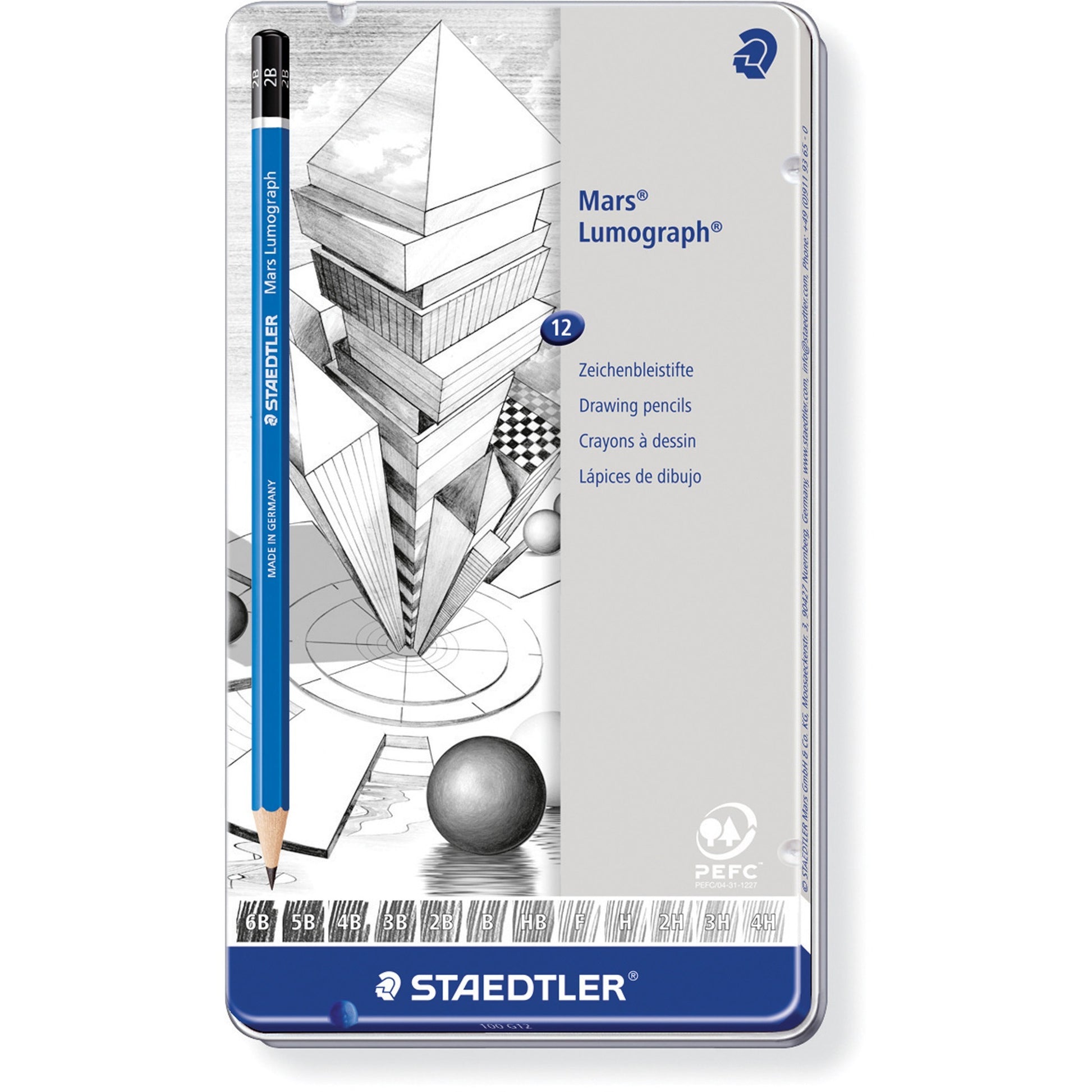 Staedtler Mars Lumograph Drawing Pencil