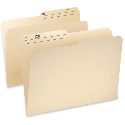 Pendaflex WaterShed 1/2 Tab Cut Legal Recycled Top Tab File Folder