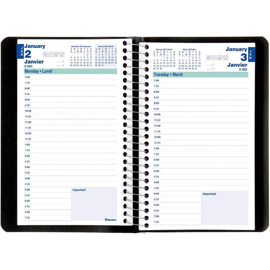 Blueline&reg; Planner Plus&trade; Daily Planner - C1504N81BT