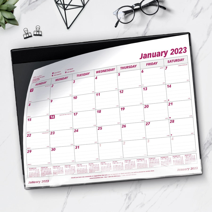 Brownline Brownline Monthly Desk Pad Calendar Refill - C191924R