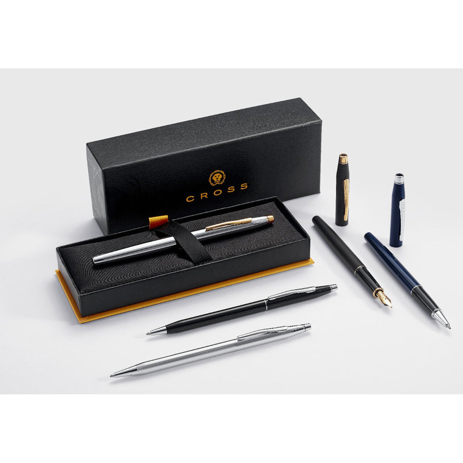 Cross Classic Century Medalist Chrome 23KT Gold Plated Appointments Ballpoint Pen - C3302