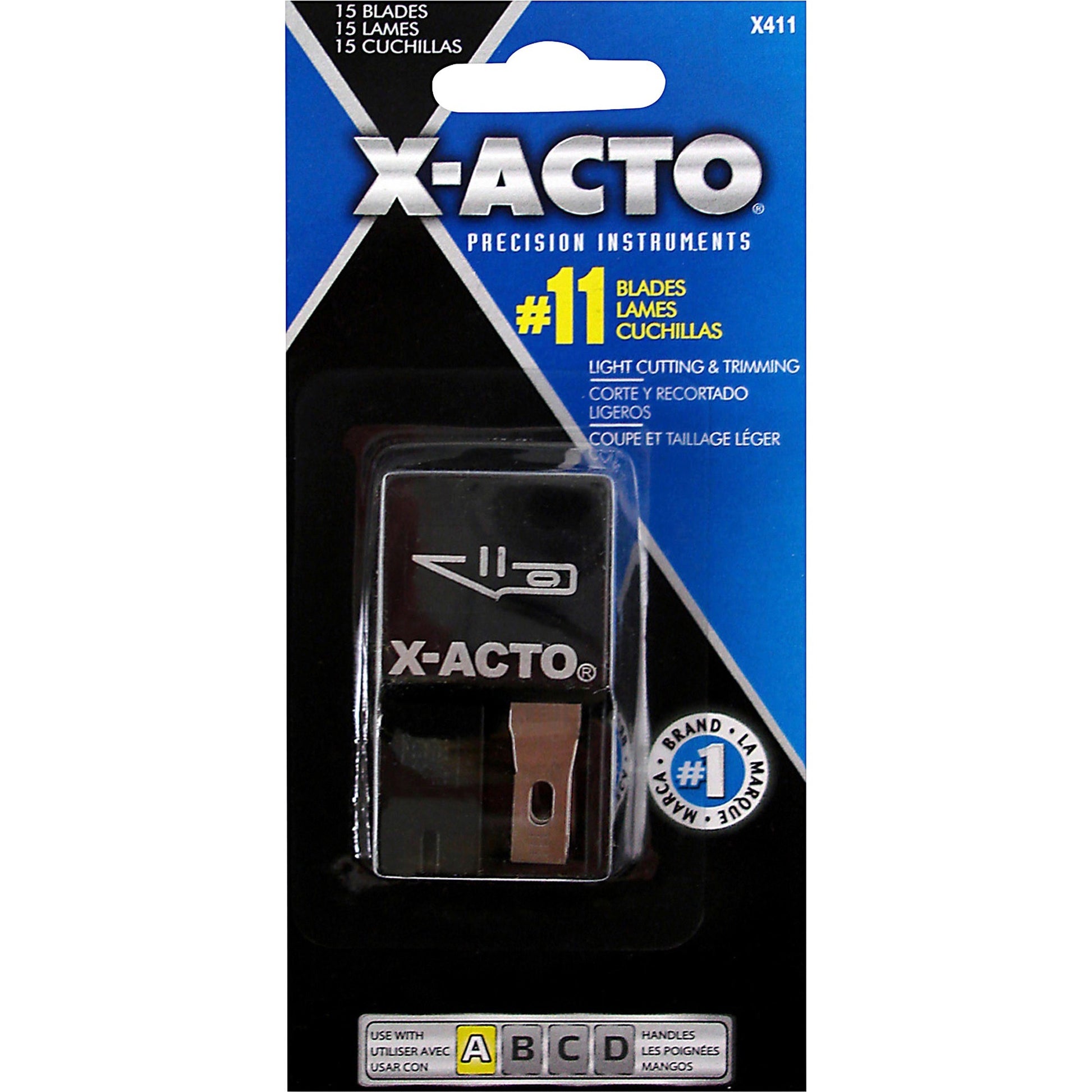 Elmer's X-ACTO No. 11 Fine Point Blades Dispenser