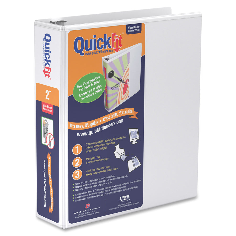 BINDR D-R QUICKFIT O/L 2" *WHT