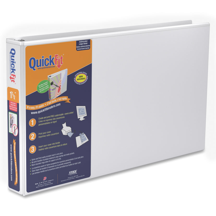 BNDR OVERLAY DR 11X17 1.5"*WHT