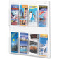 Safco Clear2c 8 Pamphlet Display - 5673cl