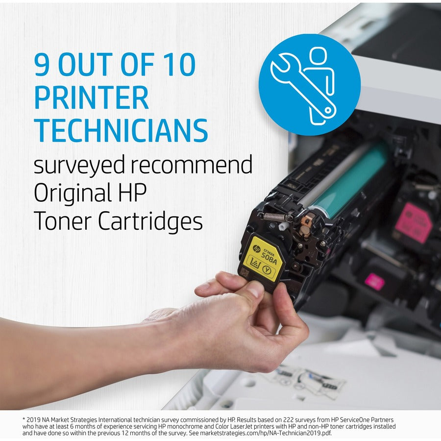 HP 304A (CC532A) Original Toner Cartridge - Single Pack - Yellow - CC532A