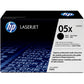 HP 05X (CE505X) Original Toner Cartridge - Single Pack - Black