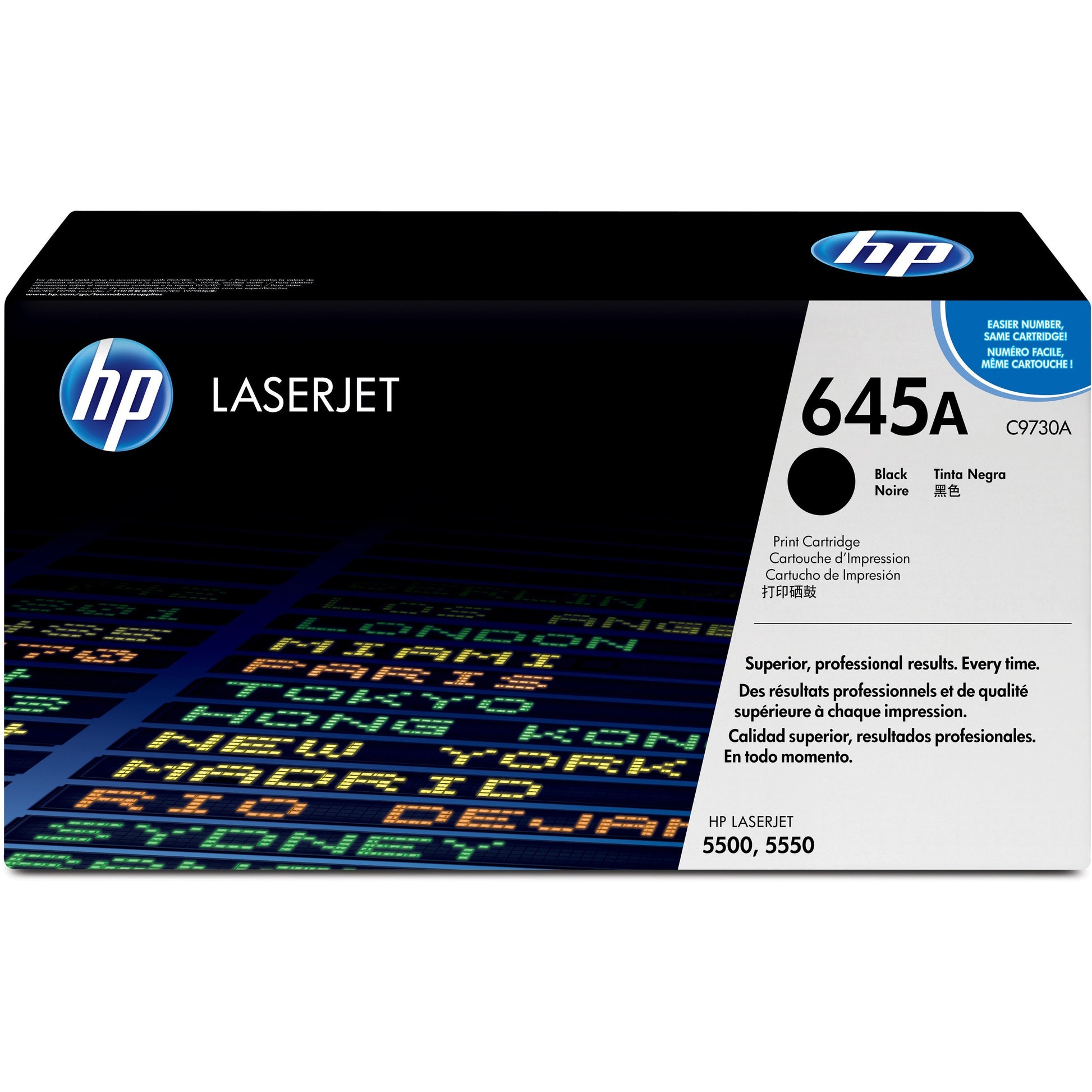 HP 645A (C9730A) Original Toner Cartridge - Single Pack - Black