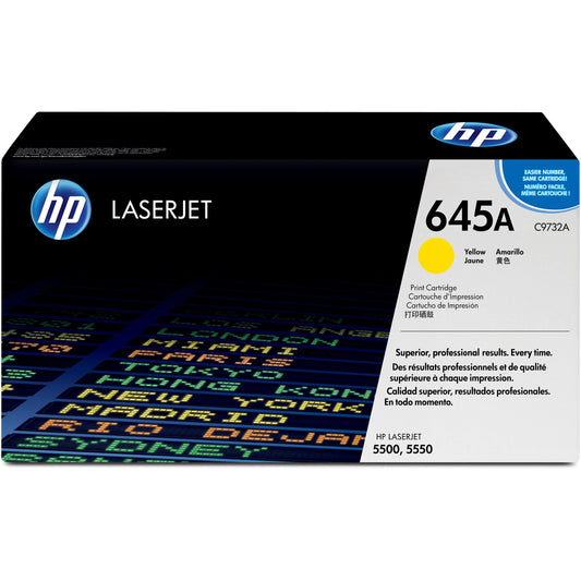 HP 645A (C9732A) Original Toner Cartridge - Single Pack - Yellow