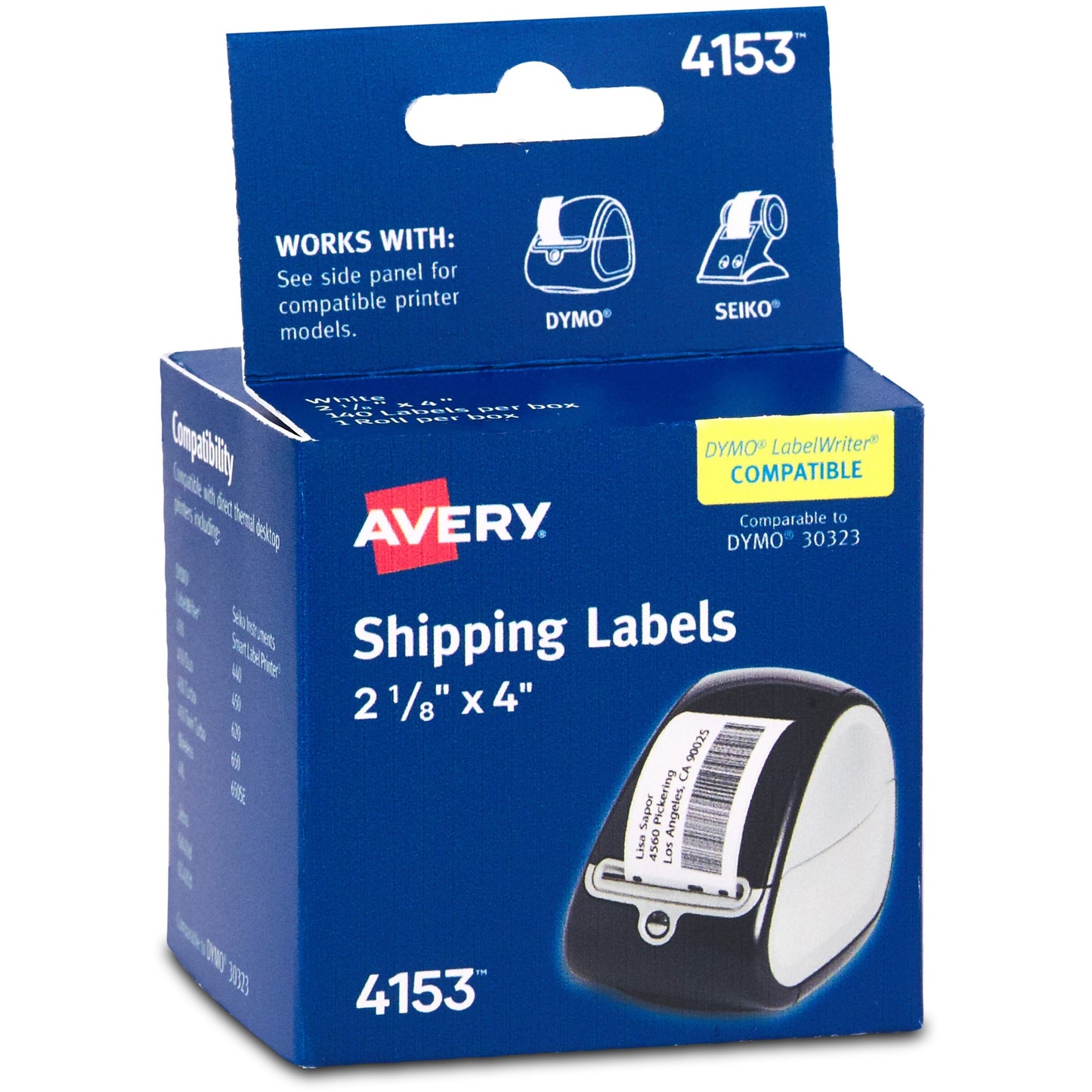 Avery Thermal Label Printer 2 1/8x4" Shipping Label