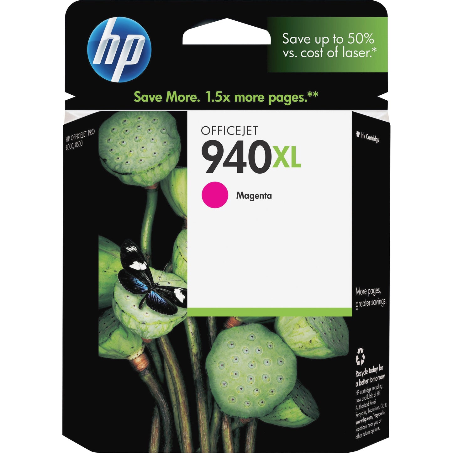 HP 940XL (C4908AN#140) Original Ink Cartridge - Single Pack