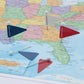 Gem Office Products Triangular Map Flags - MF375