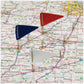 Gem Office Products Triangular Map Flags - MF375
