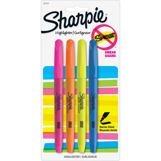 Sharpie Accent Highlighters with Smear Guard