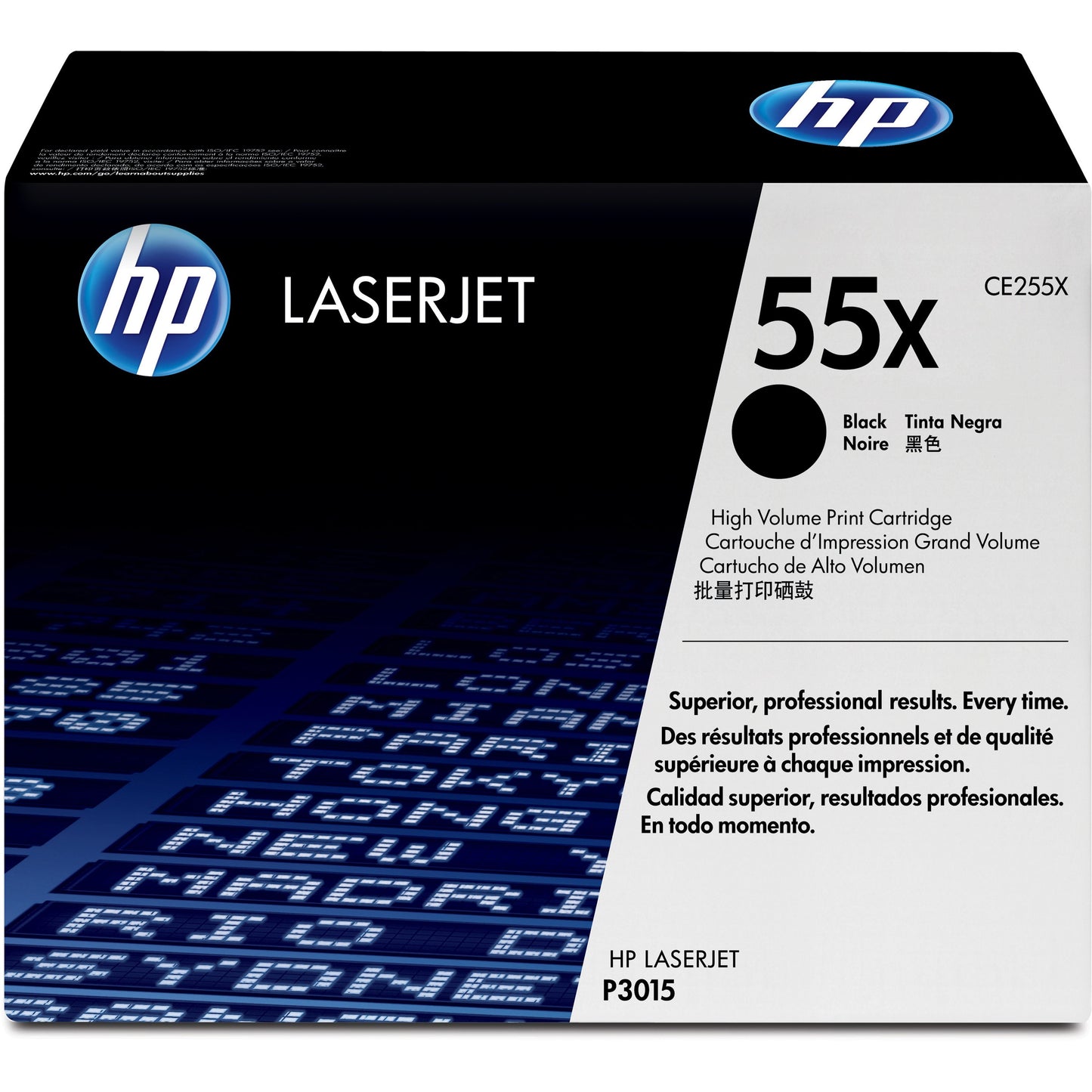 HP 55X (CE255X) Original Toner Cartridge - Single Pack - Black