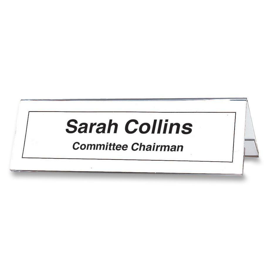 Deflecto Seminar/Desk Name Holder