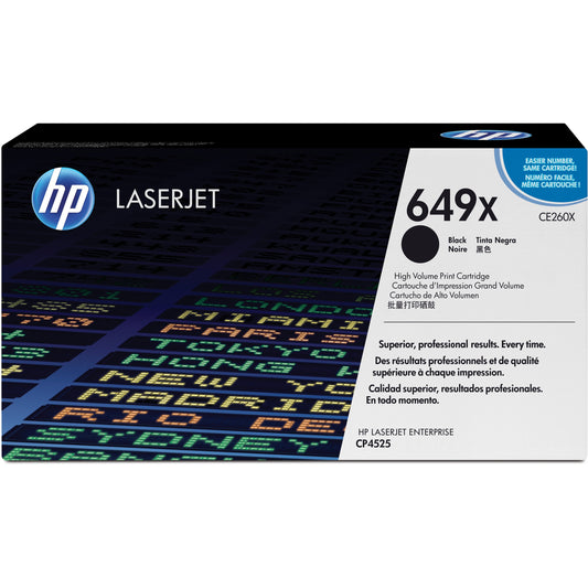 HP 649X (CE260X) Original Toner Cartridge - Single Pack - Black