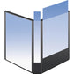 Business Source Round Ring Standard View Binders - 09987