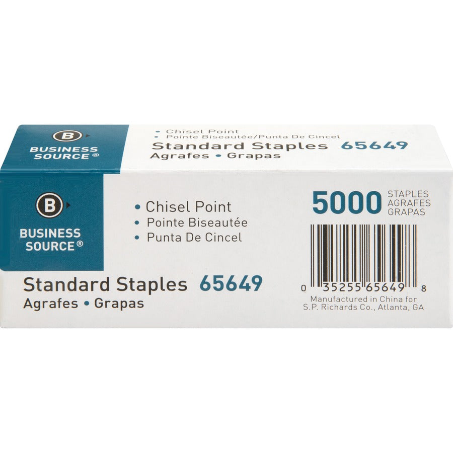 Business Source Standard Staples - 65649